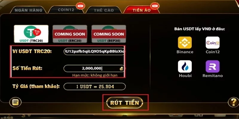 Quy trình rút tiền Yo88 đơn giản cho newbie